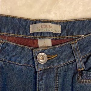 natural reflections fleece lined jeans